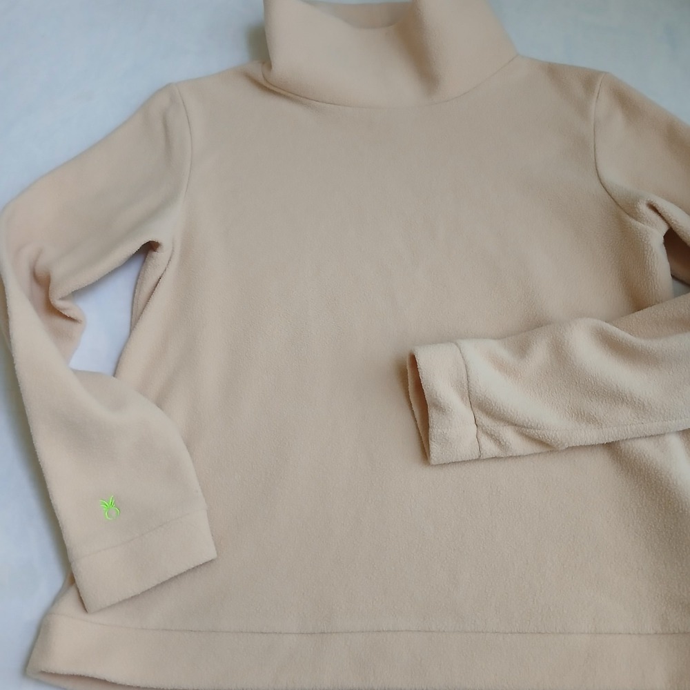 Dudley Stephens Soft Cream Turtleneck Sweater